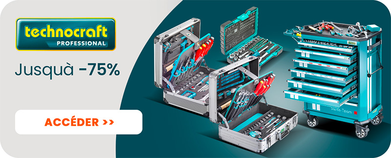 materiel Technocraft en reduction
